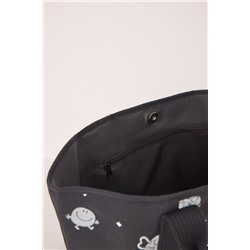 Bolso tote negro Mr. Men & Little Miss