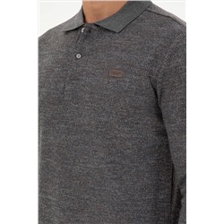 Erkek Gri Melanj Sweatshirt