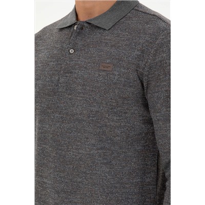 Erkek Gri Melanj Sweatshirt