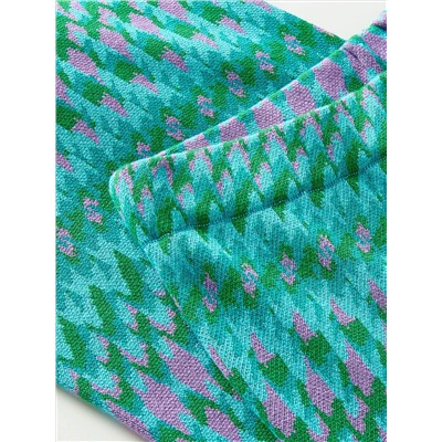 Hose mit originellem Druckmuster