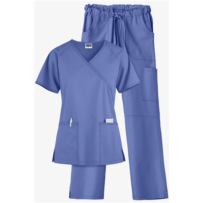 Strictly Scrubs Women's 8 - Pocket Cargo Scrub Set