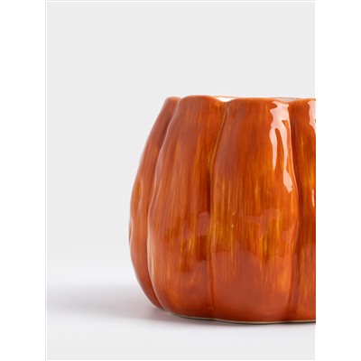 Кружка, 340 мл, керамика, оранжевая, Тыква, Bright pumpkin