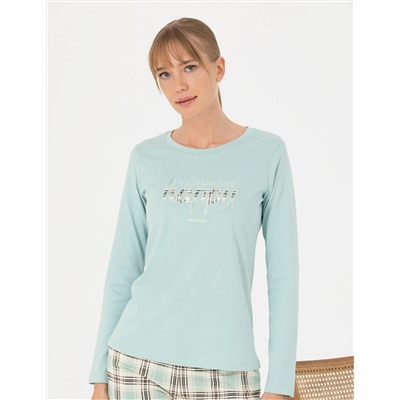 Mint Pijama Takımı