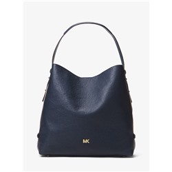 Griffin Large Leather Shoulder Bag