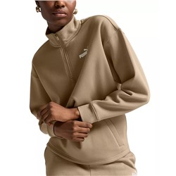 Puma Women's Essential+ Half-Zip Fleece Sweatshirt