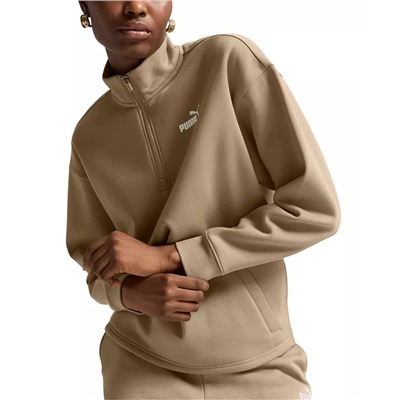 Puma Women's Essential+ Half-Zip Fleece Sweatshirt