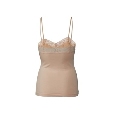 ESMARA® Lingerie ESMARA® Spaghettiträgerhemden Damen, 3 Stück, mit Bio-Baumwolle und Elasthan