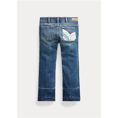 Girls 2-6x Floral-Patch Jenn Flare Jean