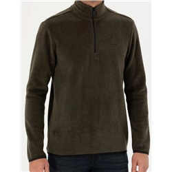 Koyu Haki Regular Fit Sweatshirt