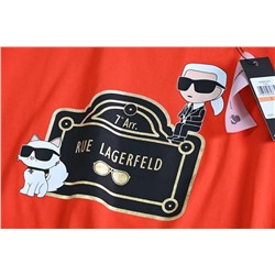 Хлопковая футболка KARL LAGERFEL*D ОРИГИНАЛ!