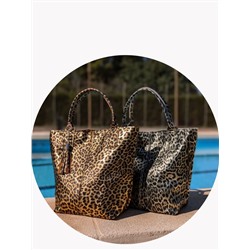 PELLE - Shopper napa print