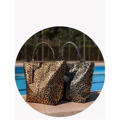 PELLE - Shopper napa print