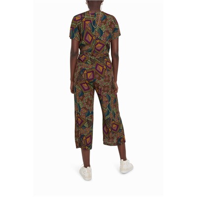 Mono estampado africano geométrico