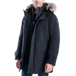 MICHAEL MICHAEL KORS Michael Kors Men's Hooded Bib Snorkel Parka, Created for Macy's