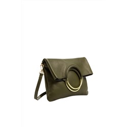 Bolso y neceser de piel Caqui - Firenze Artegiani