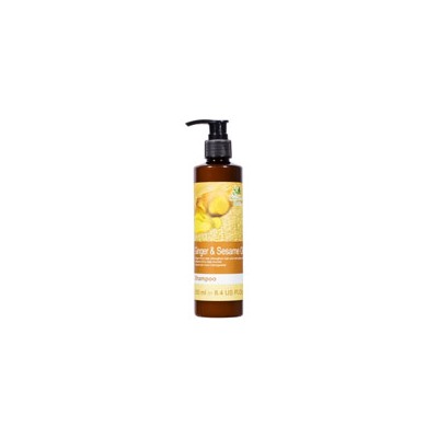 Шампунь для роста волос «Имбирь и масло кунжута» от Boots 250 мл / Boots Ginger&sesame oil Shampoo 250 ml