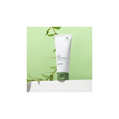 Jeju Matcha Low pH Cleansing Foam Слабокислотная пенка для умывания с чаем матча