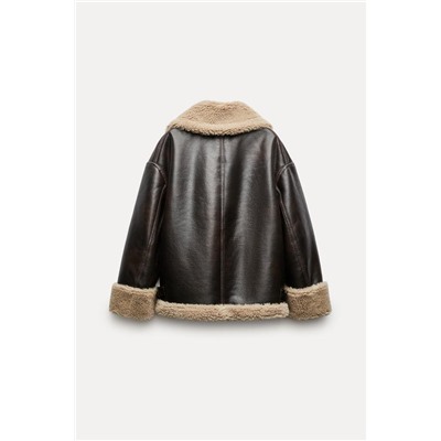 ZW COLLECTION DOUBLE-FACED BIKER JACKET