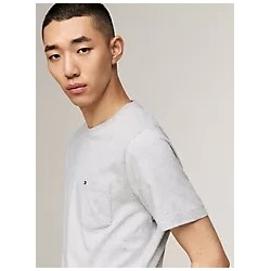 Heather Cotton Pocket T-Shirt