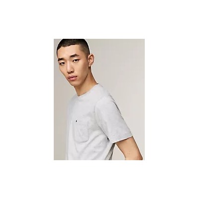 Heather Cotton Pocket T-Shirt