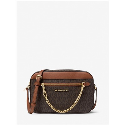 MICHAEL MICHAEL KORS Jet Set Large Logo Crossbody Bag