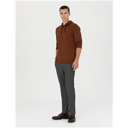 Kahverengi Ex. Slim Fit Kumaş Pantolon
