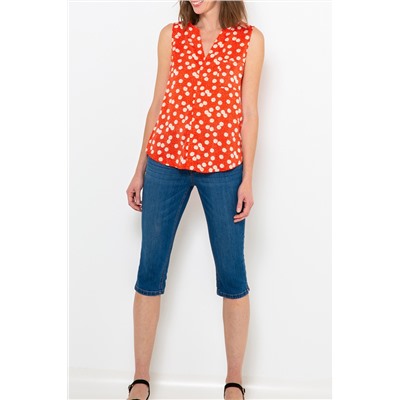 Top Rojo y blanco