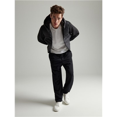 Jacke aus materialmix