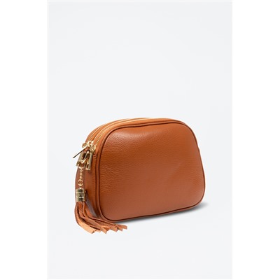 Bandolera de piel Aliminusa Camel - Libellula