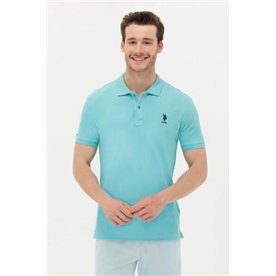 Erkek Mint Basic Polo Yaka Tişört
