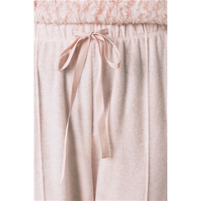 Pijama largo borreguito rosa