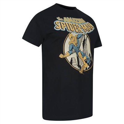 SPIDERMAN MARVEL City Slinger Herren T-Shirt FBMTS791BLK
