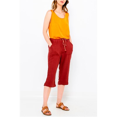 Pantalón pirata Rojo