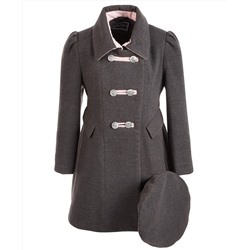 S Rothschild & CO Toddler Girls Bandmaster Coat With Hat