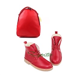 Ab.Zapatos 4619/2 granate+AB.Z · Pelle · mochila NAPA (630)