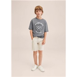 Camiseta algodón estampada -  Niño | MANGO OUTLET España