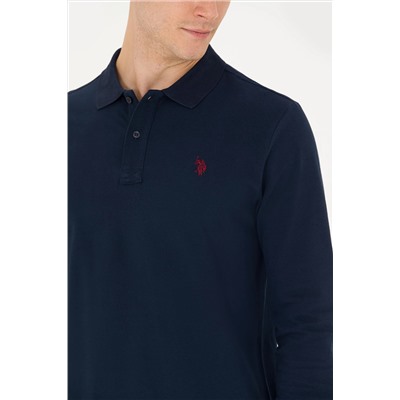 Erkek Lacivert Basic Sweatshirt