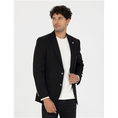 Siyah Ekstra Slim Fit Blazer Ceket