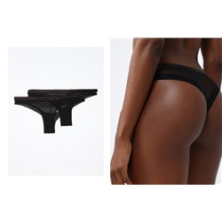 PACK OF 2 TULLE THONGS