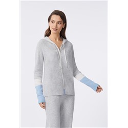 W24-00CH0614 Джемпер на молнии с капюшоном