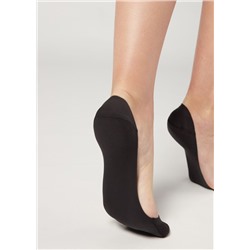 Unsichtbare Damensocken mit seitlichem Ausschnitt