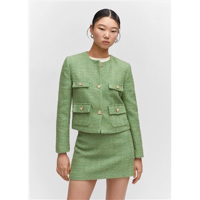 Minifalda tweed