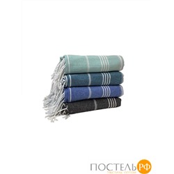 Полотенце Карвен SULTAN 90*170 1шт.с бахрамой хлопок Н 3280 v1, Blue