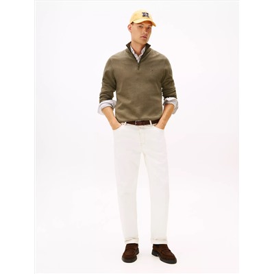 Quarter-Zip Mockneck Sweater