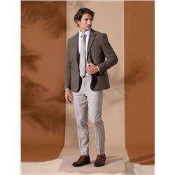 Kahverengi Spor Blazer Ceket