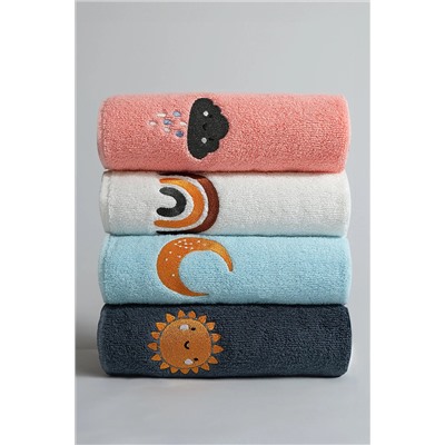 Mariva home Aruna 30x50cm Nakışlı 4 Parça El Havlusu | Yüz Havlusu | Mutfak Havlusu 743875