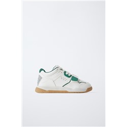 MULTI-PIECE HIGH-TOP SNEAKERS