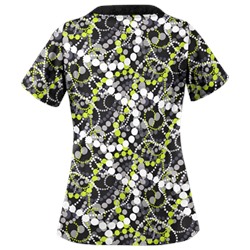 UA Mardi Gras Granite Print Scrub Top