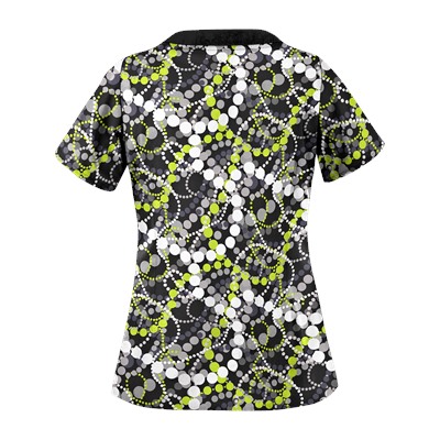 UA Mardi Gras Granite Print Scrub Top