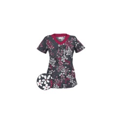 UA Leilani Pewter Scrub Top